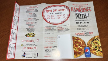 Toppers Pizza menu