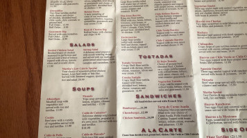 El Bajio menu