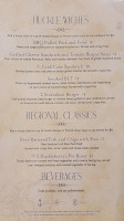 Huckleberry's Tavern menu