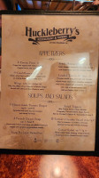 Huckleberry's Tavern menu