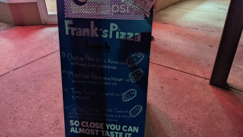 Frank's Pizza menu