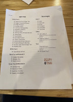 Zesty Thai menu