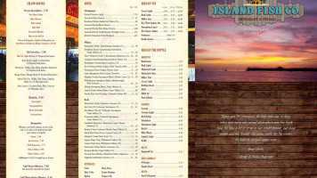 Island Fish Company menu