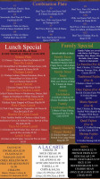 Diaz Tex-mex menu