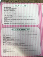 Teapot Depot menu