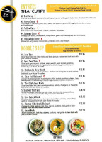 Thai Corner menu