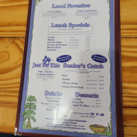 David Beard's Catfish King menu