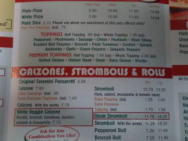 Angelo's Pizza menu