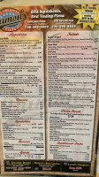 Damon's All American Pizza Pie menu