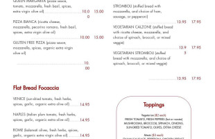 Vinny's Italian Kitchen menu