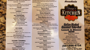 Vinny's Italian Kitchen menu