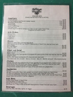 Rusty Spur Saloon Steakhouse menu