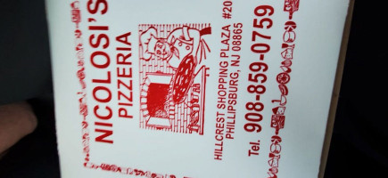 Nicolosi's Pizza inside