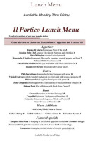 Il Portico menu