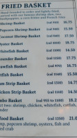 Shrimp Basket menu