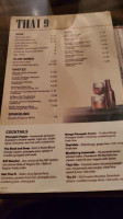 Thai 9, LLC menu