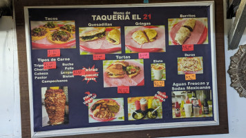 Taqueria El 21 food