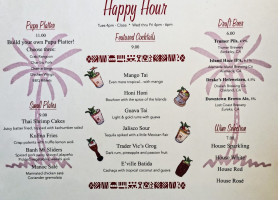 Trader Vic's Emeryville menu