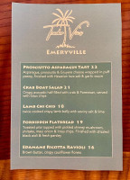 Trader Vic's Emeryville menu