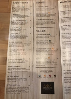 Bangkok Room menu