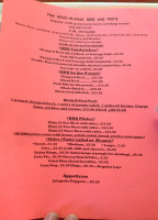 Hitch N Post Cafe menu