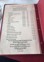 China Paradise menu