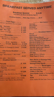 Brandin' Iron Cafe menu