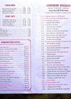 House Of Tong menu