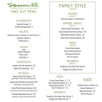 Seasons 52 menu