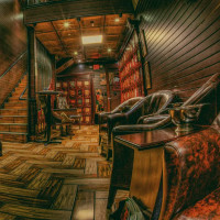 Vintage Cigar Lounge inside