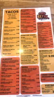 El Tiz El Tizoncito Oak Cliff menu