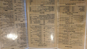 The Wooden Spoon menu