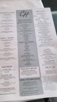 Chart House menu