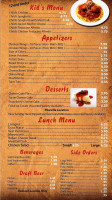 King Donuts menu