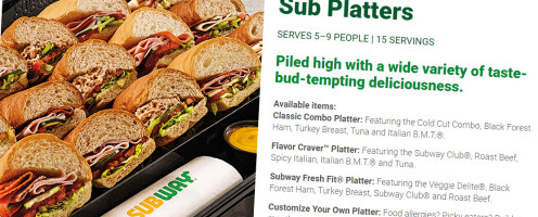 Subway food