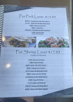 River House Chinese Cuisine menu