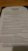 Wine Country Inn menu