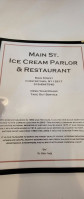 Main Street Ice Cream Parlor Inc. food