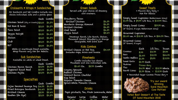 Boaz Cafe menu