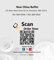 New China Buffet menu