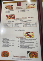 Burger Diner menu