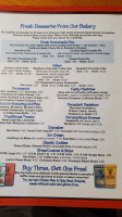 The Bunnery Bakery menu