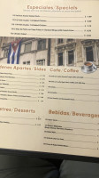 El Prado Cuban Cafe menu