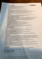 J. Alexander's menu