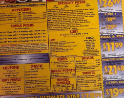 All Star Pizzeria food