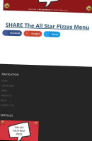 All Star Pizzeria food