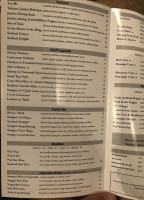 Siam Palace menu