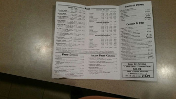 Sam's Pizza menu