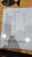 Fish Hooks Cafe menu