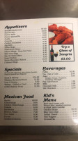 Charly's Lounge menu